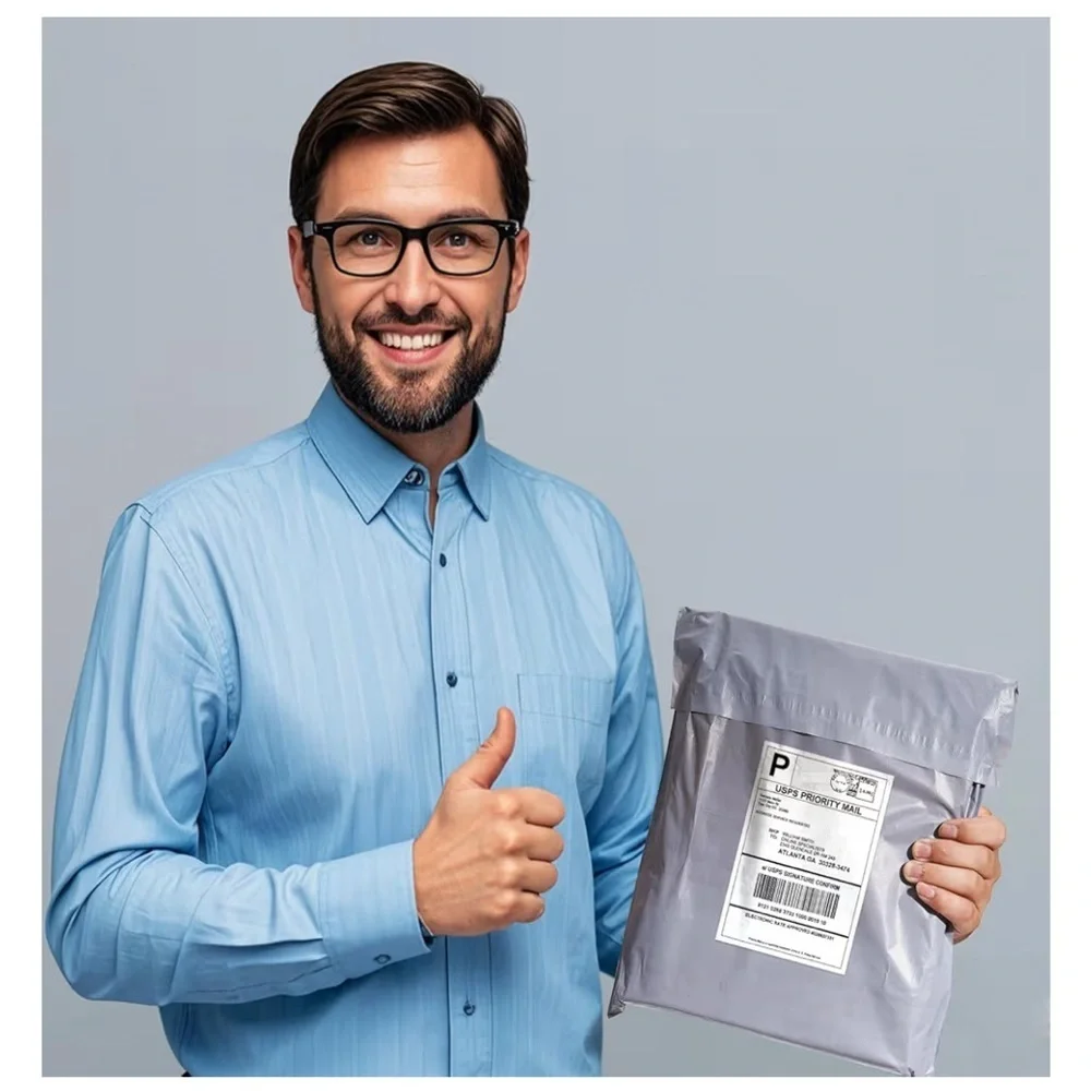 500pc Poly Mailers 6x9 Inches,Shipping Envelopes Self Seal Mailers Bags 073
